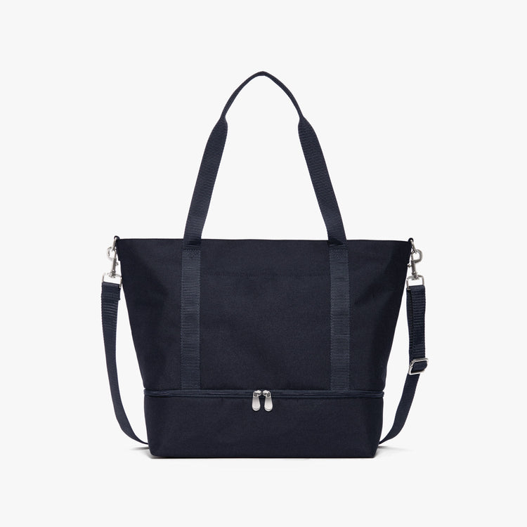 Front - Catalina Deluxe Tote - 600D Recycled Poly - Deep Navy - Tote - Lo & Sons