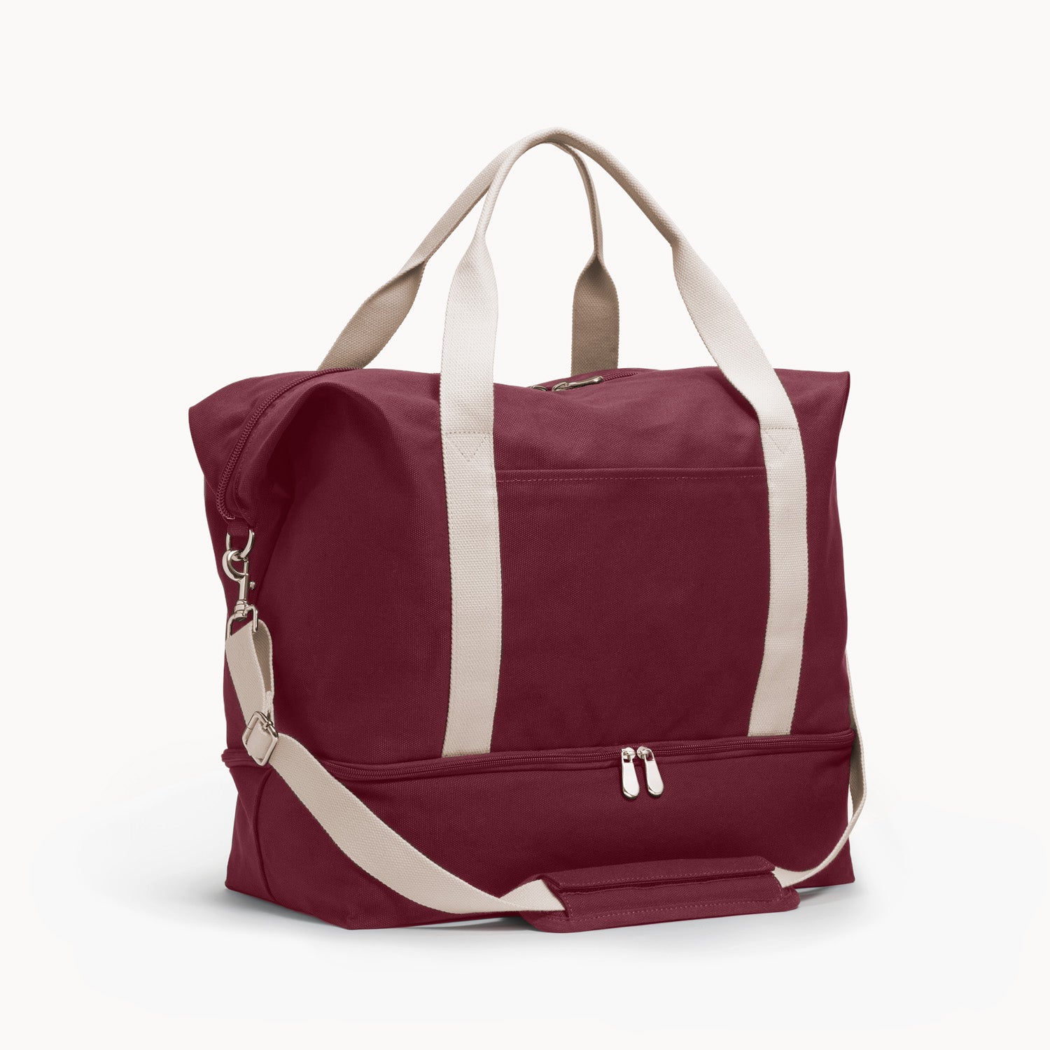 Lo Sons Catalina Deluxe Weekender Travel Bag Cabernet Canvas