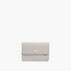 Compact Wallet - Saffiano Leather - Light Grey