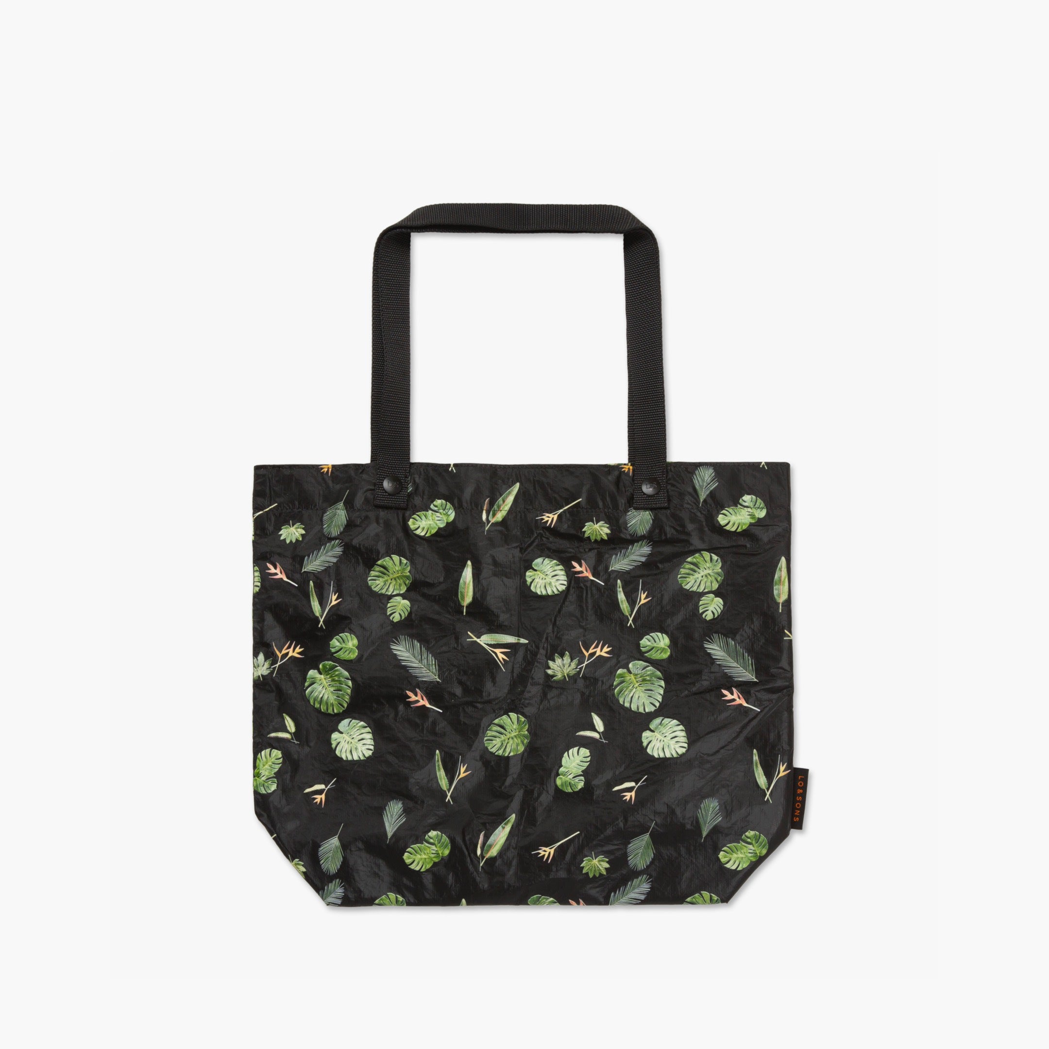 Lo & Sons Del Mar Packable Tote Small - Tyvek - Leaf Print