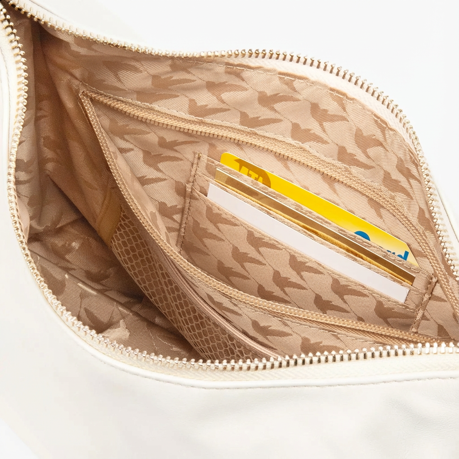 Lo & Sons Aoyama Crossbody Bag - Leather - Ivory