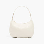 front view of Aoyama Leather in Ivory with shoulder strap length