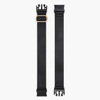 modular strap for Aoyama 2 Leather in black/gold