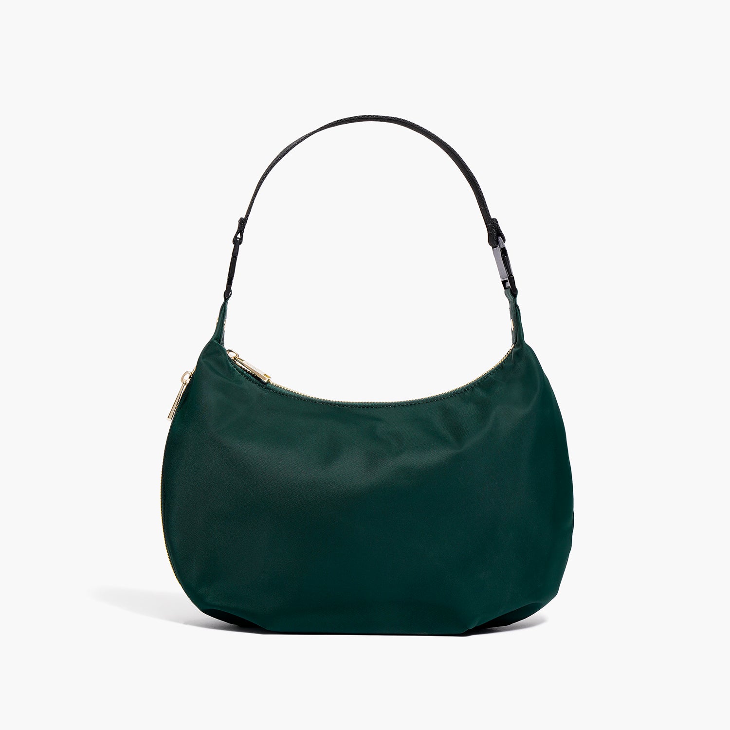 front view of Aoyama Nylon in Dark Green with a short shoulder strap length