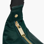 hardware details of Aoyama Nylon in dark green
