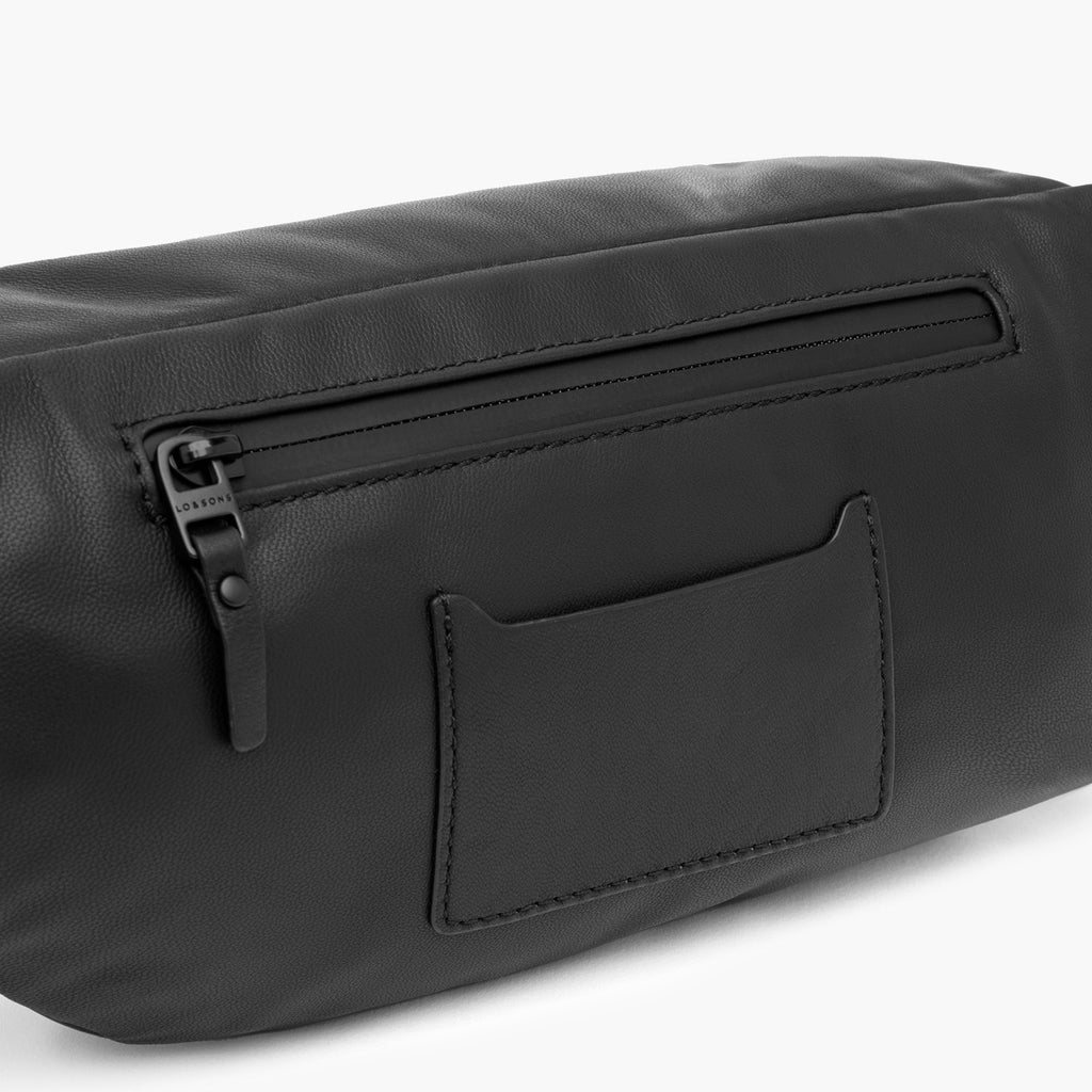 The Bond Sheepskin Leather Black Lo & Sons