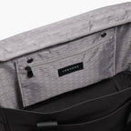Interior Compartment - The Catalina Supreme Tote - Waxed Poly - Black - Tote - Lo & Sons
