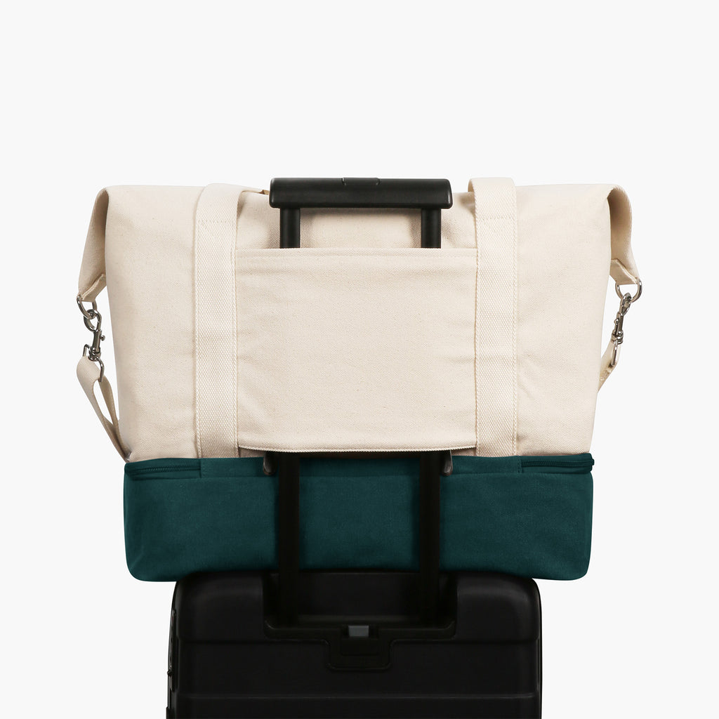 Catalina Deluxe Small - Eco Friendly Canvas - Dark Green Colorblock