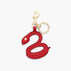 Zodiac Charm - Saffiano Leather - Red (Year of the Snake)