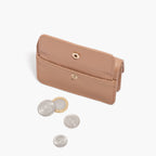 Prop - Compact Wallet - Saffiano Leather - Dark Tan - Small Accessory - Lo & Sons