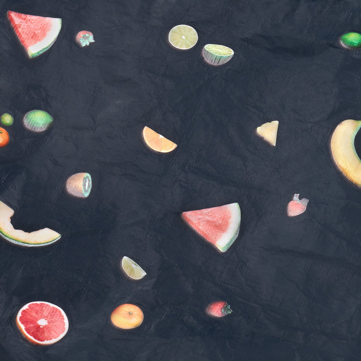 Del Mar Packable Tote Small - Tyvek - Navy Fruit