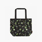 Lo and Sons Del Mar Packable Tote Small Leaf Print Front