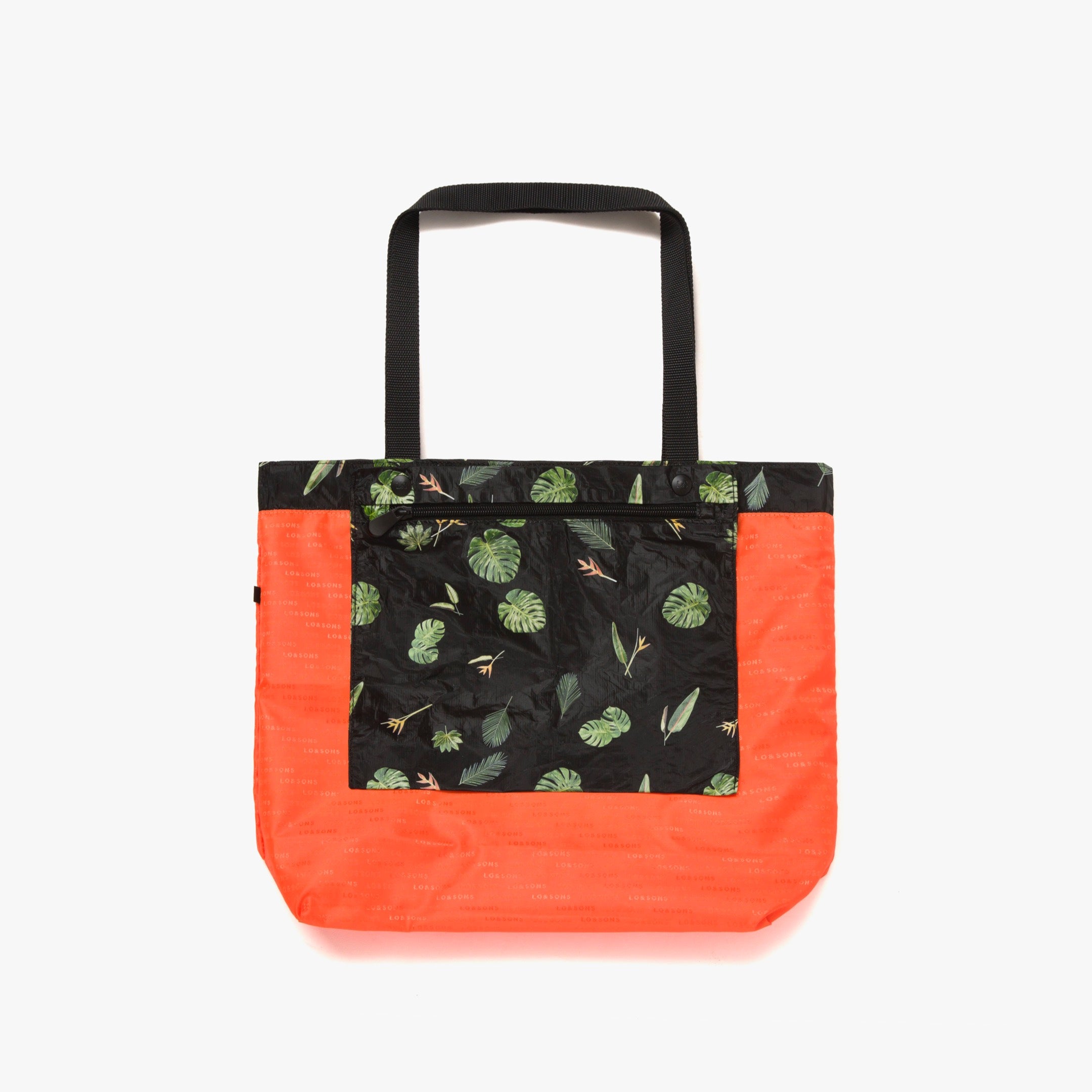 Lo & Sons Del Mar Packable Tote Small - Tyvek - Leaf Print