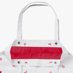 Del Mar Packable Tote Large - Tyvek - White Zodiac
