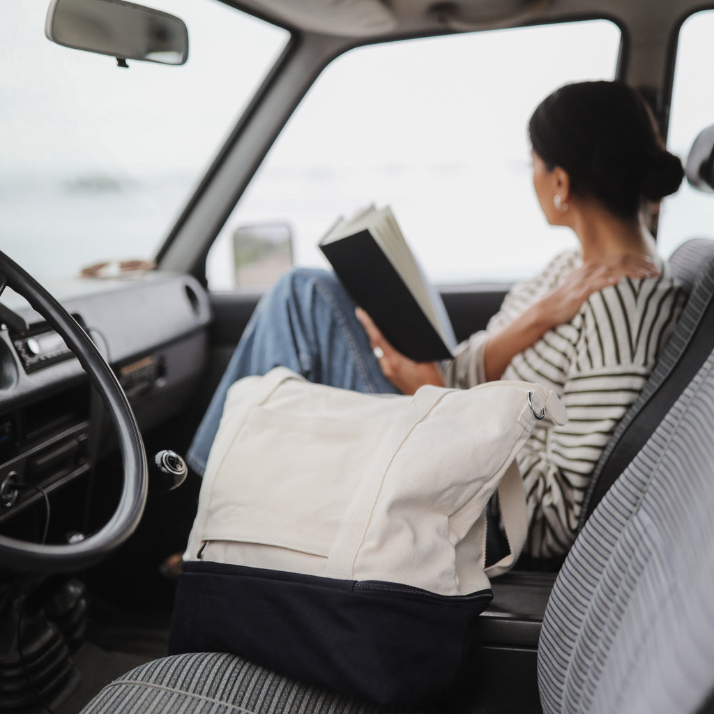 Catalina Deluxe Small - Eco Friendly Canvas - Deep Navy Colorblock