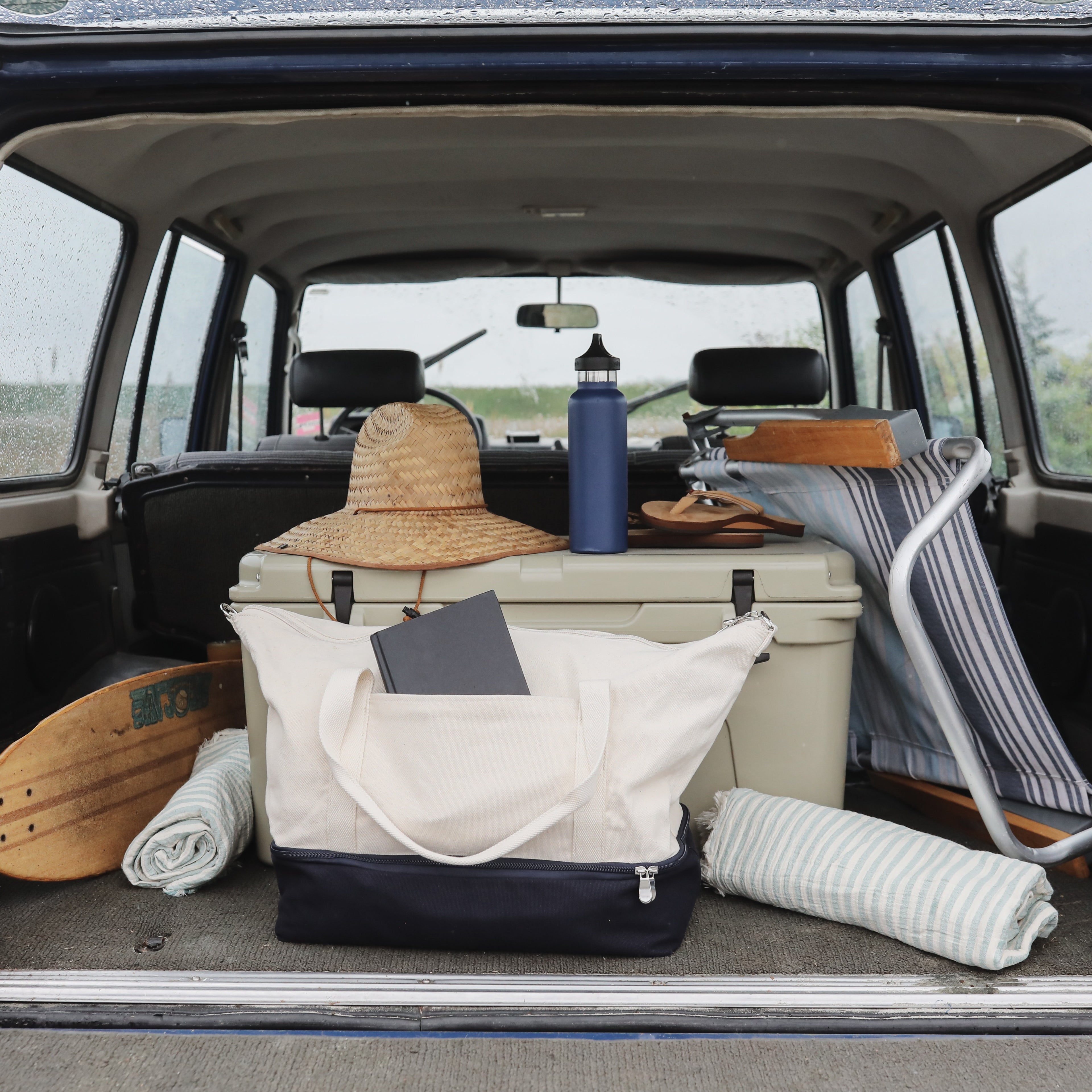 Catalina Deluxe Small - Eco Friendly Canvas - Deep Navy Colorblock