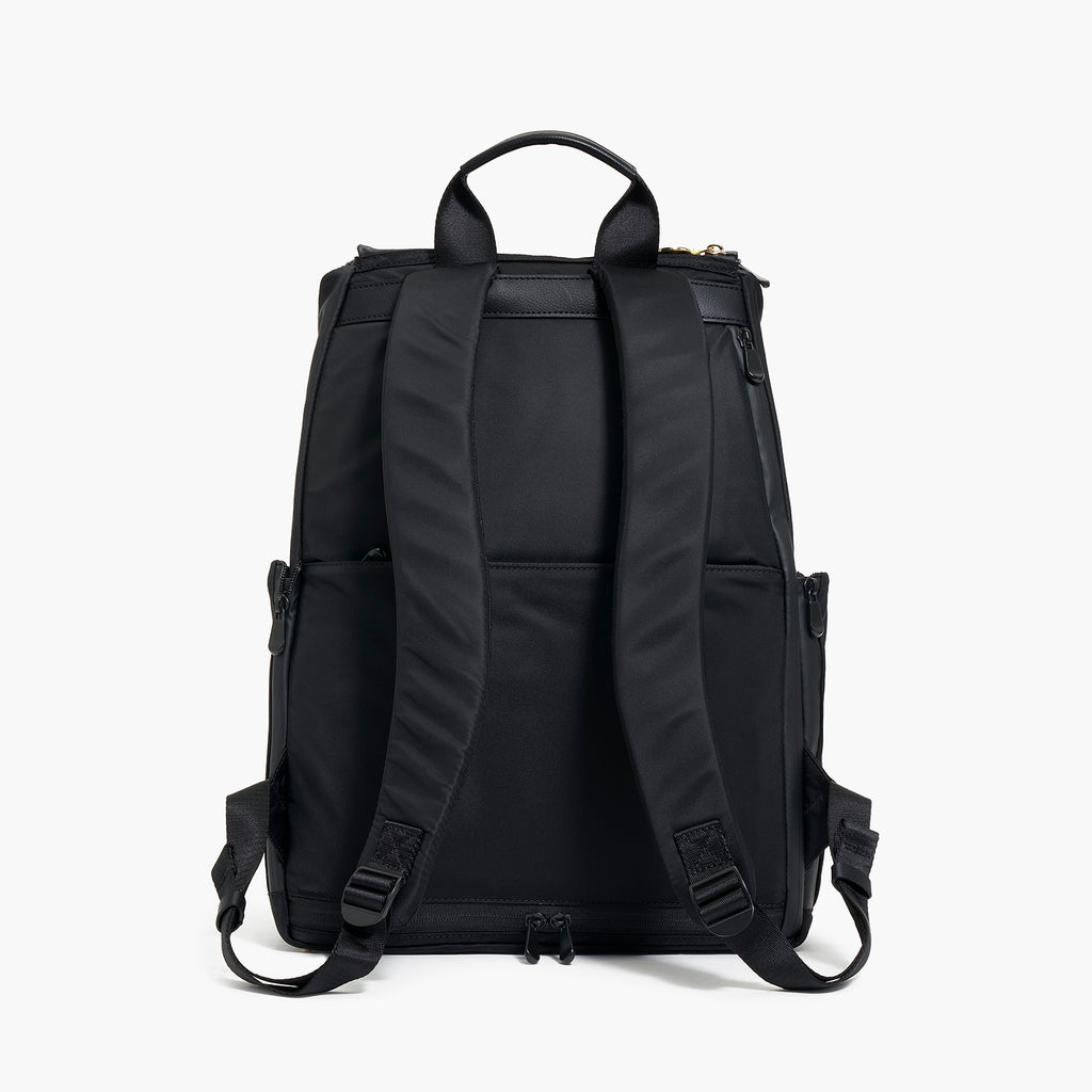 Melrose Rucksack - Recycled Nylon - Black / Gunmetal / Grey