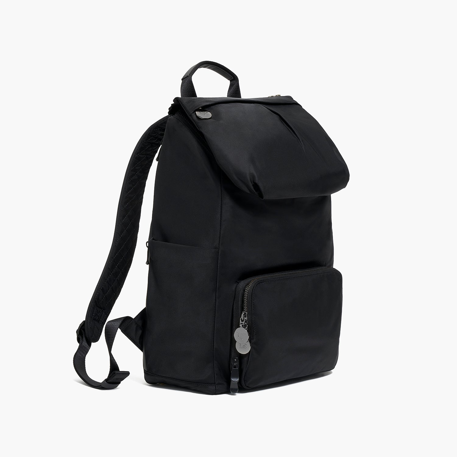 Melrose Rucksack - Recycled Nylon - Black / Gunmetal / Grey