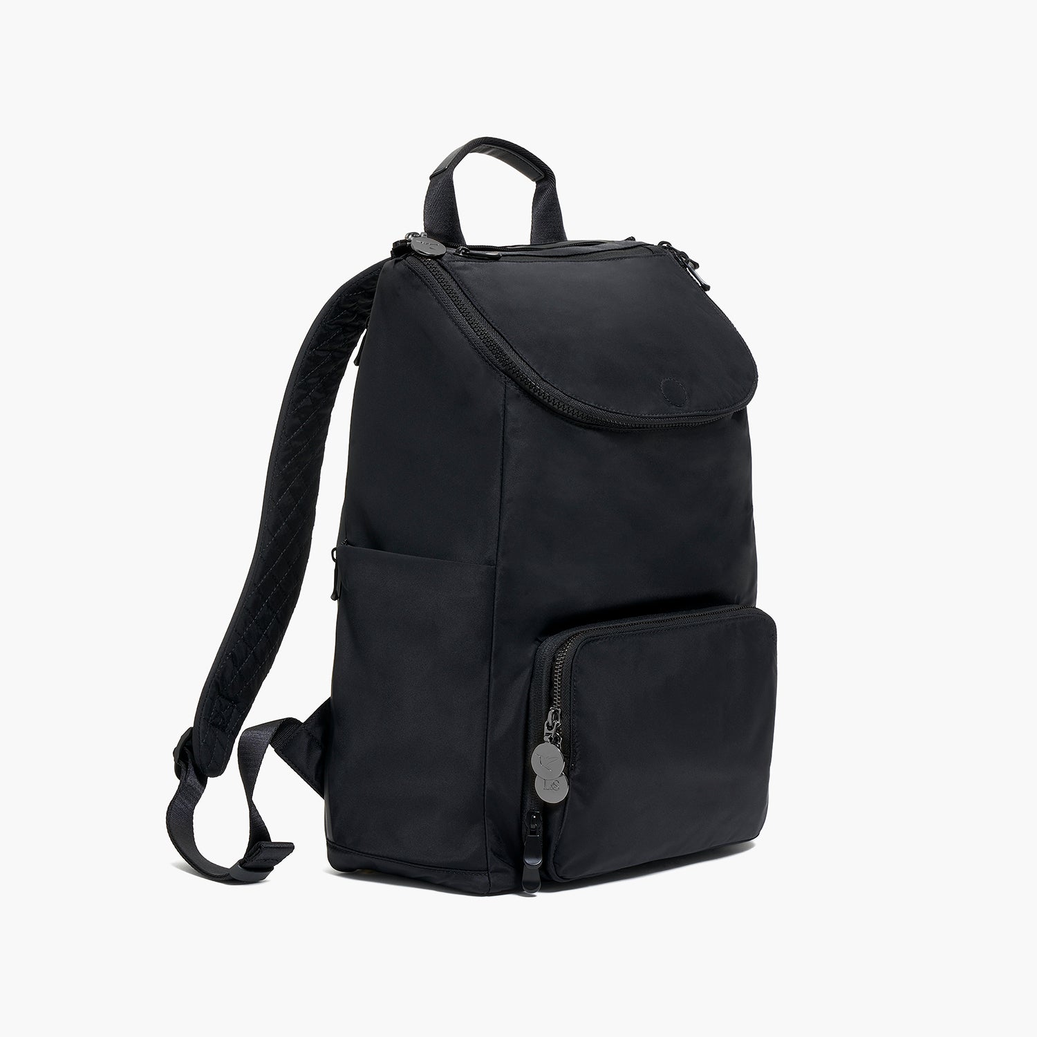 Melrose Rucksack - Recycled Nylon - Black / Gunmetal / Grey