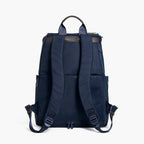 Melrose Rucksack - Recycled Nylon - Deep Navy / Gold / Azure