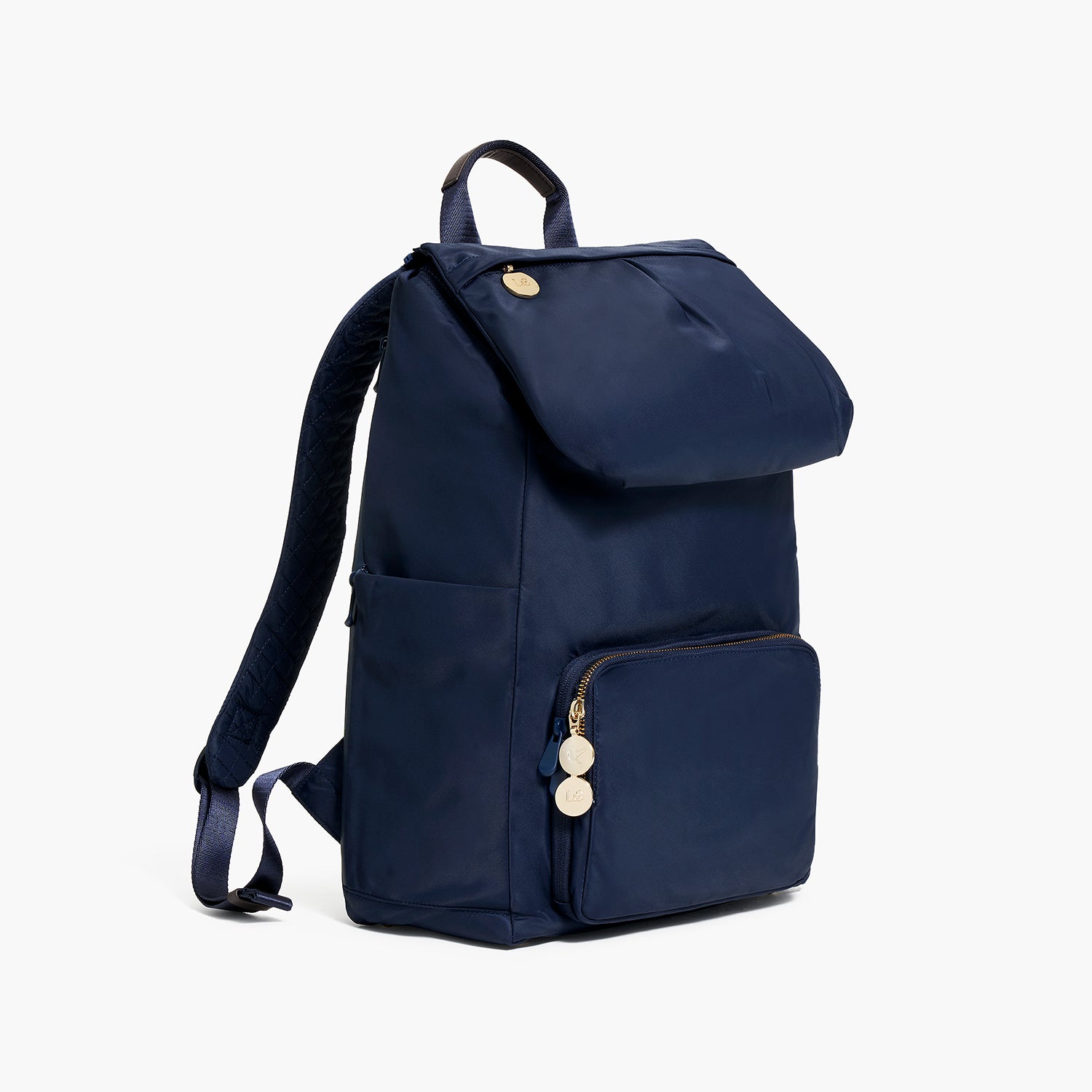 Melrose Rucksack - Recycled Nylon - Deep Navy / Gold / Azure
