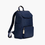 Melrose Rucksack - Recycled Nylon - Deep Navy / Gold / Azure