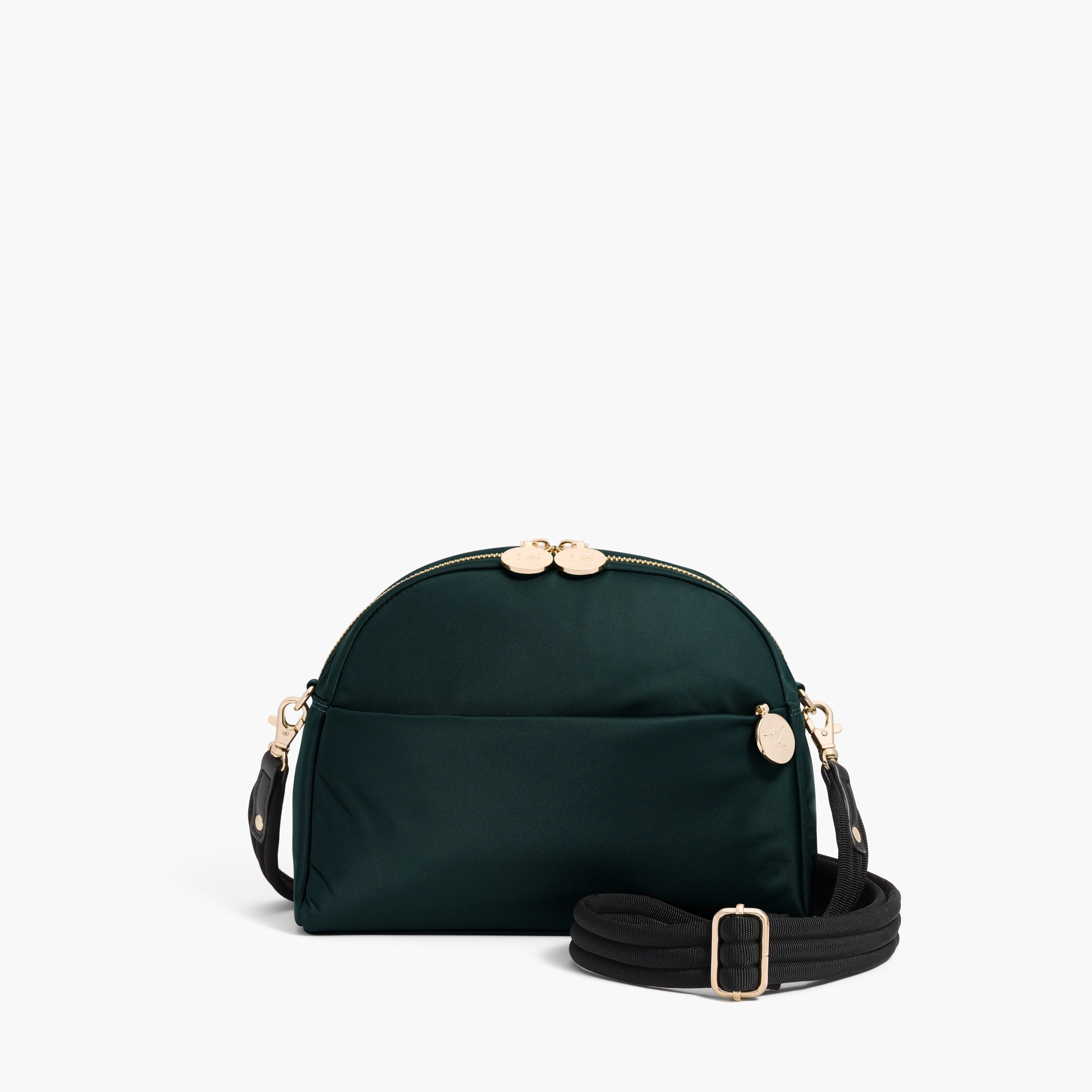 Front - Nouvelle - Recycled Nylon - Dark Green - Crossbody Bags - Lo & Sons