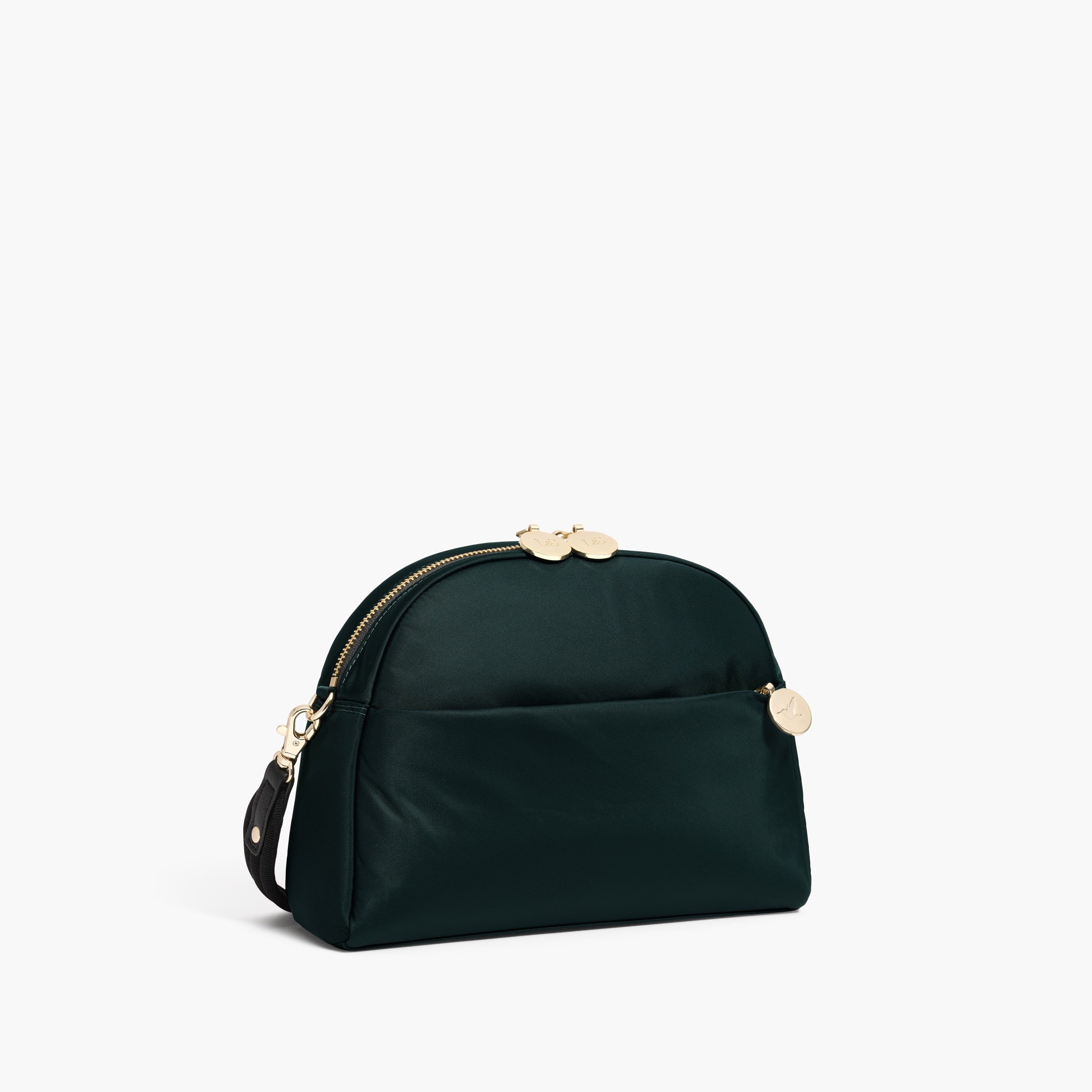 Side - Nouvelle - Recycled Nylon - Dark Green - Crossbody Bags - Lo & Sons