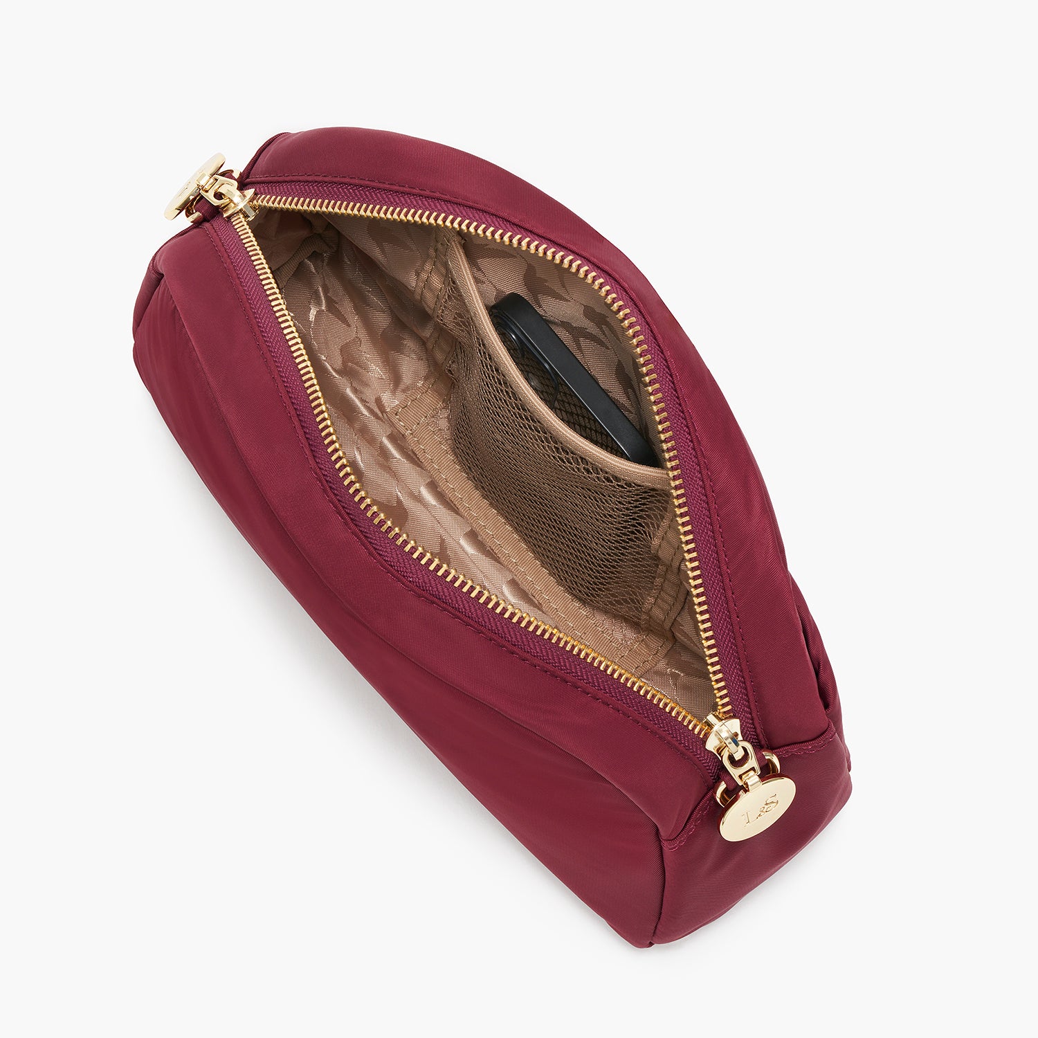 Nouvelle - Recycled Nylon - Cabernet / Gold / Camel