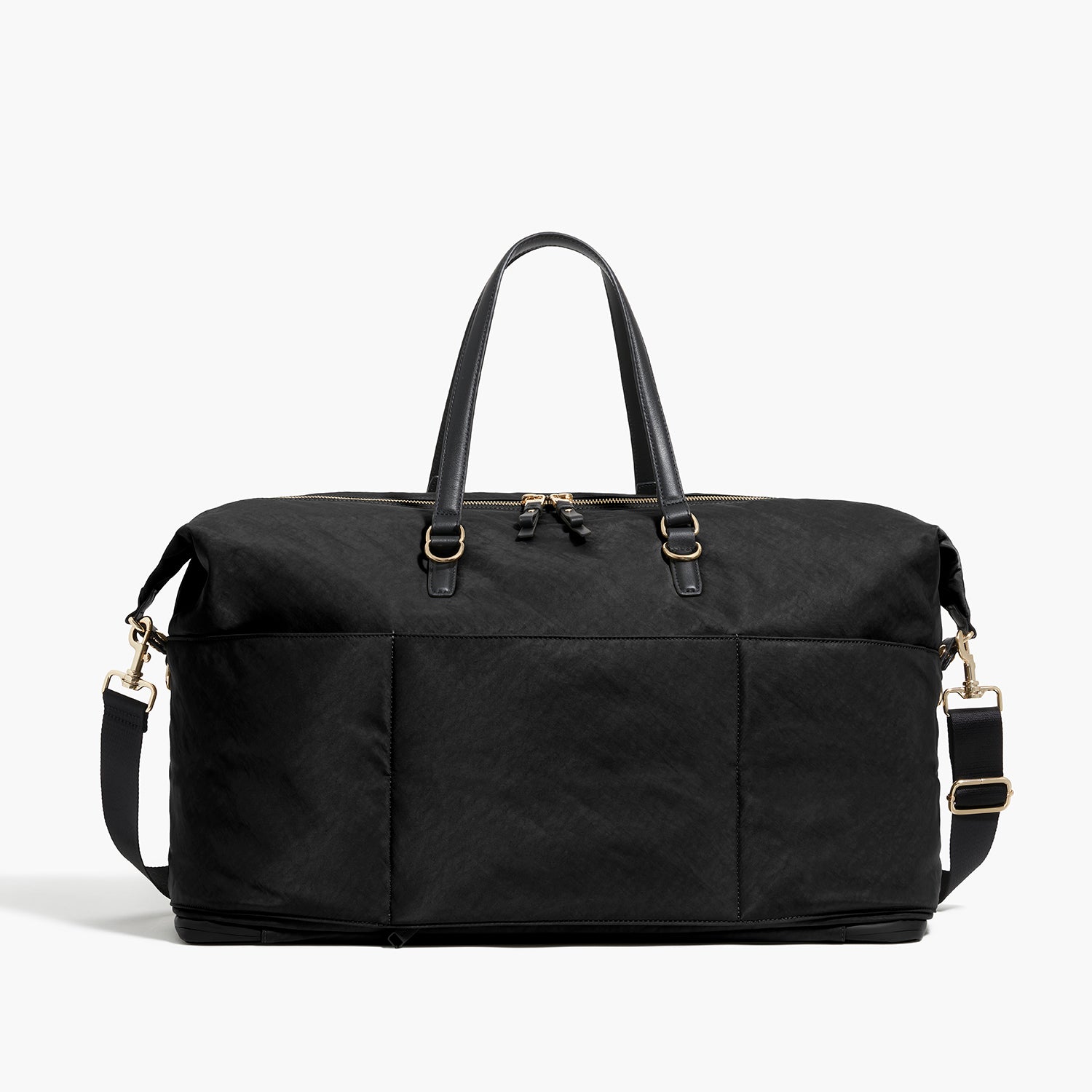 Sherborn Large - Recycled Nylon - Black / Gold / Camel