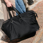 Sherborn Large - Recycled Nylon - Black / Gold / Camel