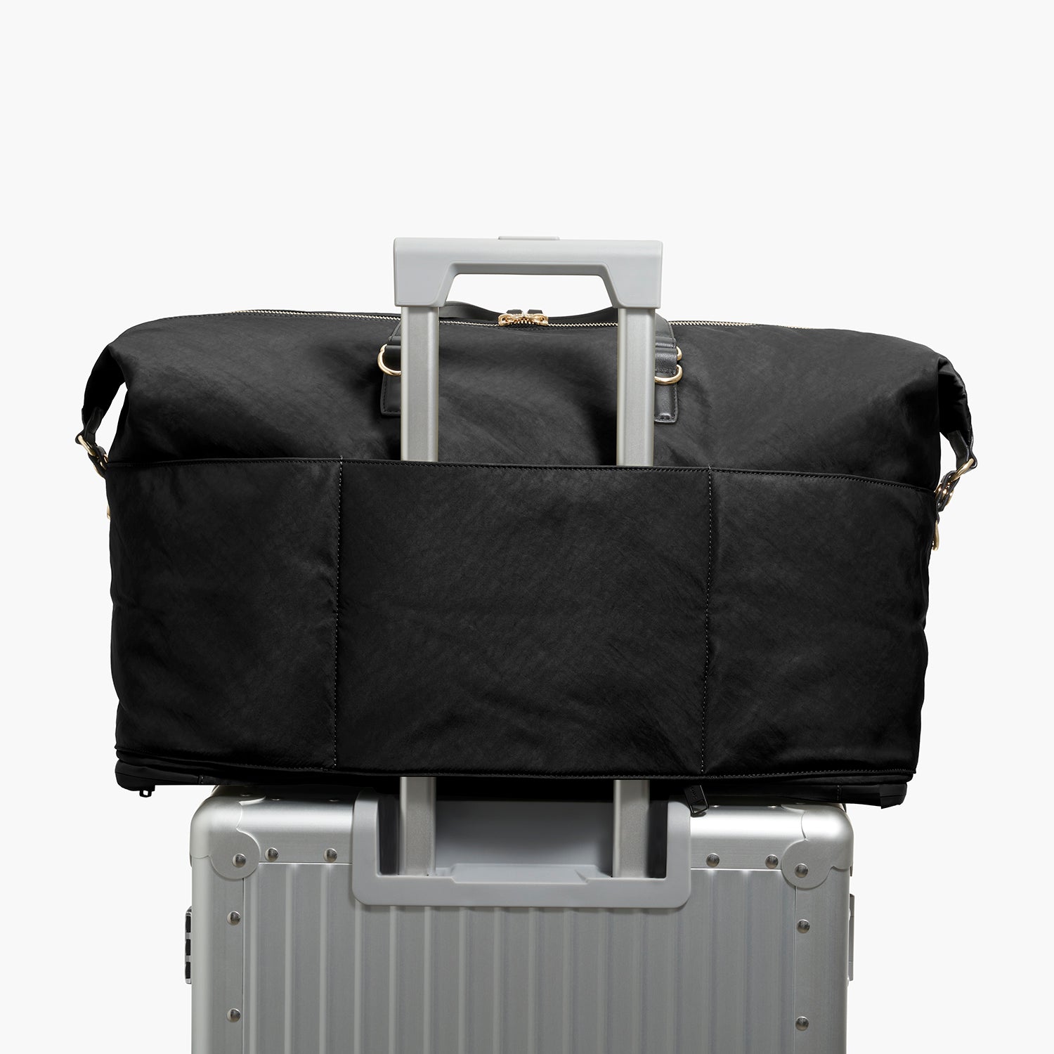 Sherborn Large - Recycled Nylon - Black / Gold / Camel