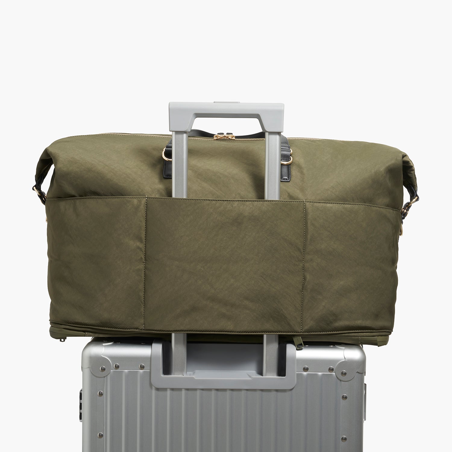 Sherborn Large - Recycled Nylon - Green / Gold / Camel