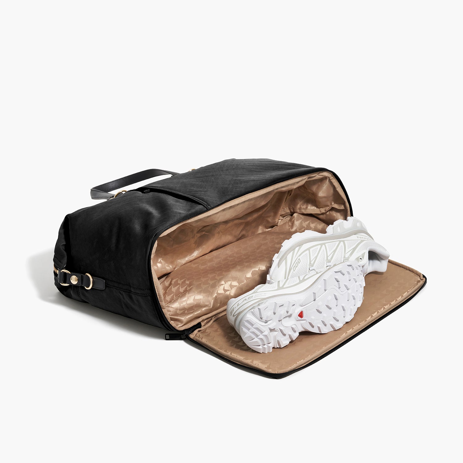 Sherborn - Recycled Nylon - Black / Gold / Camel