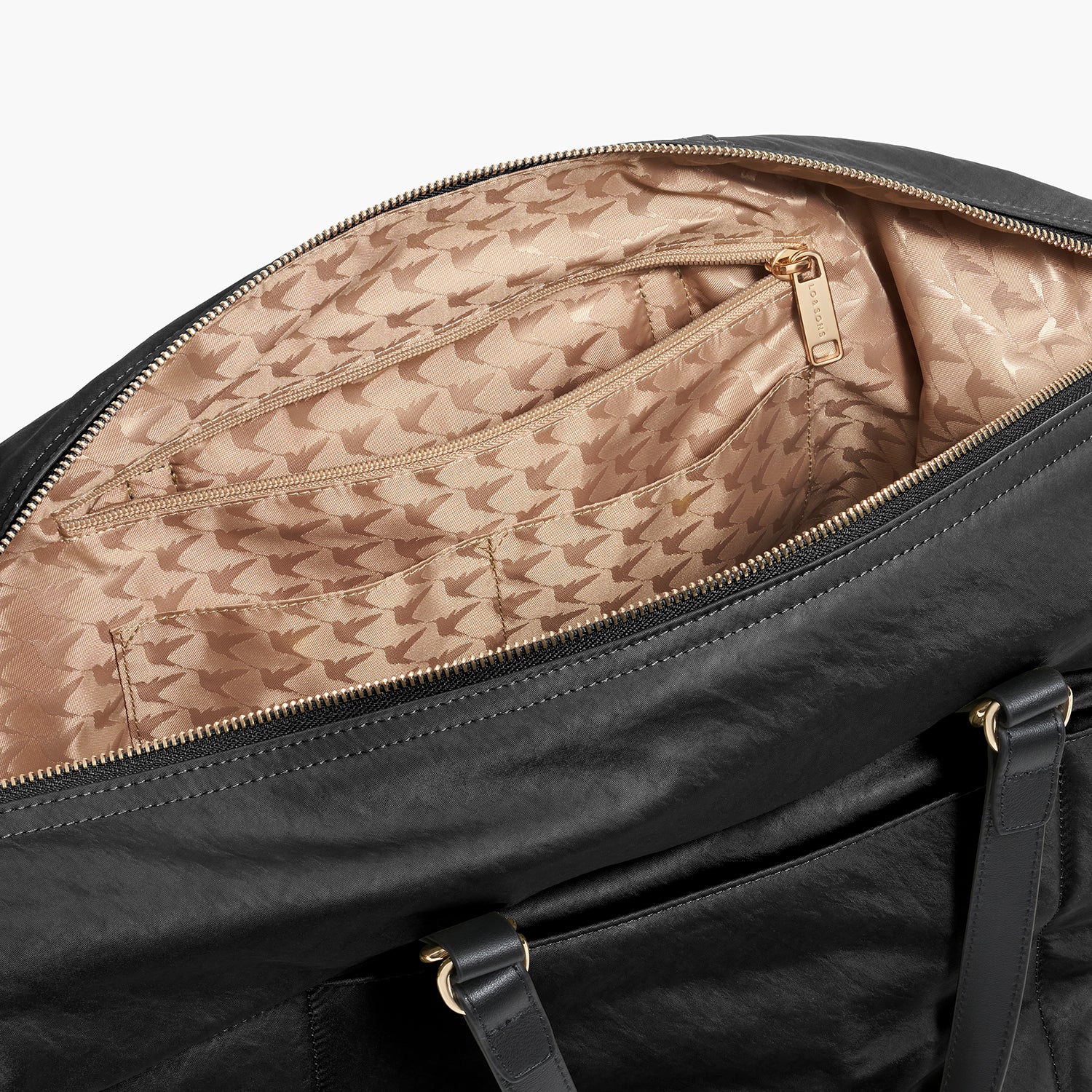Sherborn - Recycled Nylon - Black / Gold / Camel