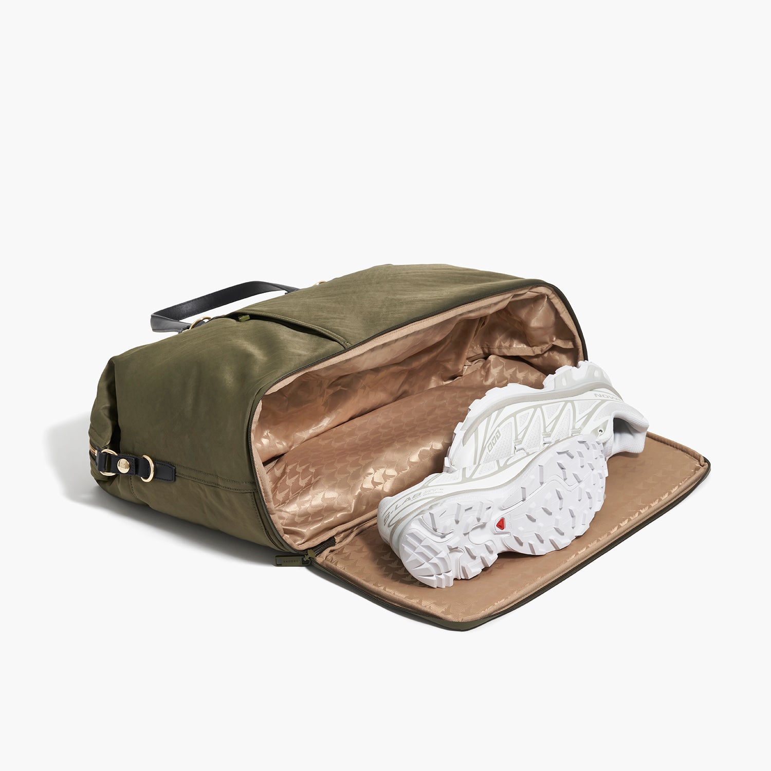 Sherborn - Recycled Nylon - Green / Gold / Camel