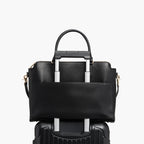 Trinity - Recycled Smooth Leather - Black / Gold / Camel