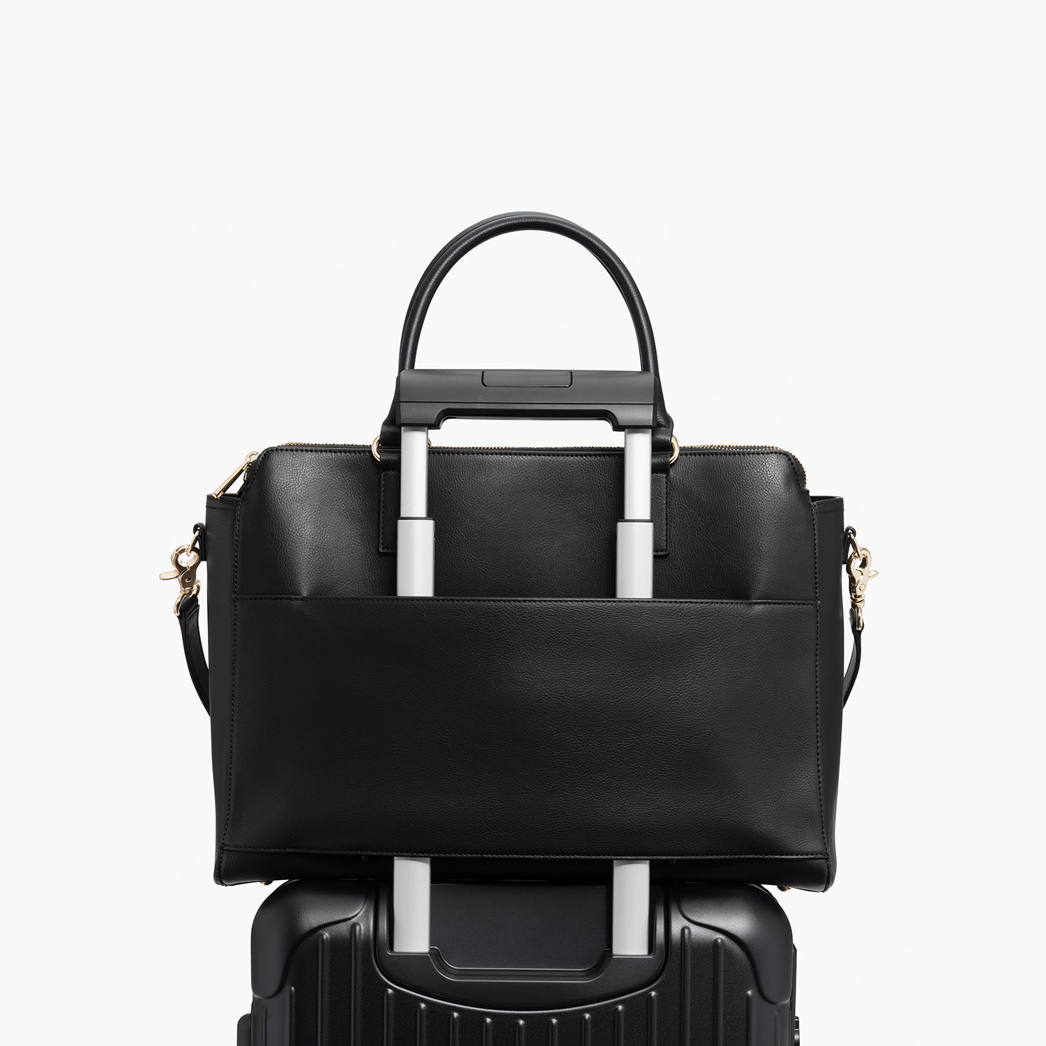 Trinity - Recycled Smooth Leather - Black / Gold / Camel