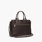 Trinity - Recycled Smooth Leather - Dark Chocolate / Gold / Camel