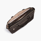 Trinity - Recycled Smooth Leather - Dark Chocolate / Gold / Camel