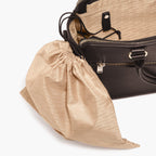 Trinity - Recycled Smooth Leather - Dark Chocolate / Gold / Camel