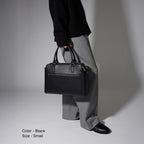 Trinity - Recycled Smooth Leather - Black / Gold / Camel