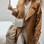 Waverley 2 Large - Saffiano Leather - Light Grey / Gold / Grey