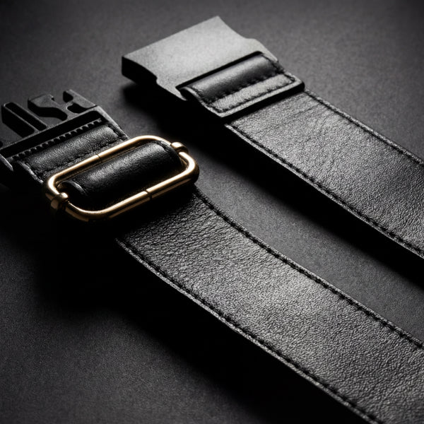 close up of all leather strap of Aoyama 2 Leather