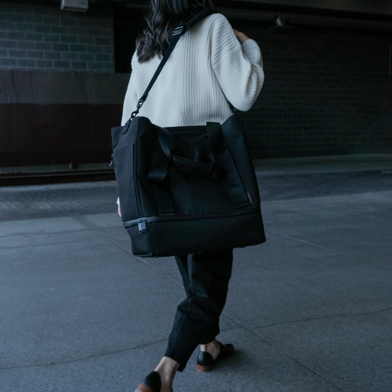 Catalina Supreme Tote - Waxed Eco Friendly Poly - Black
