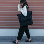Catalina Supreme Tote - Waxed Eco Friendly Poly - Black