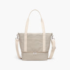 Front - Catalina Day Tote - Eco Friendly Canvas - Dove Grey - Tote - Lo & Sons