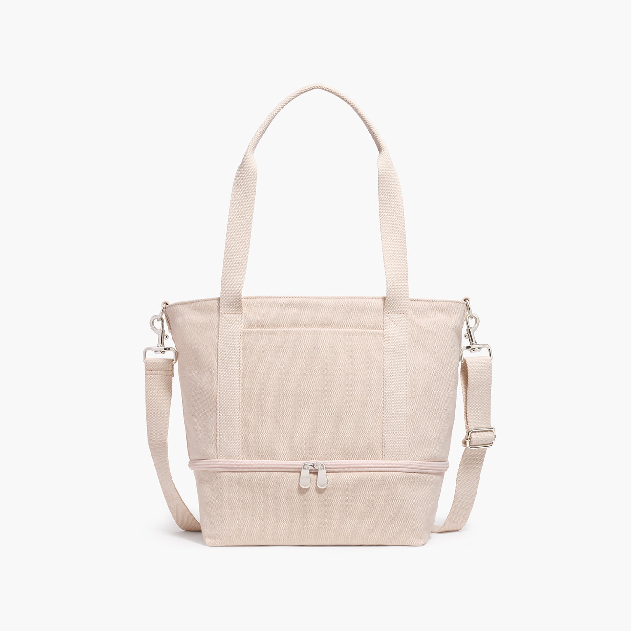 Front - Catalina Day Tote - Eco Friendly Canvas - Natural - Tote - Lo & Sons