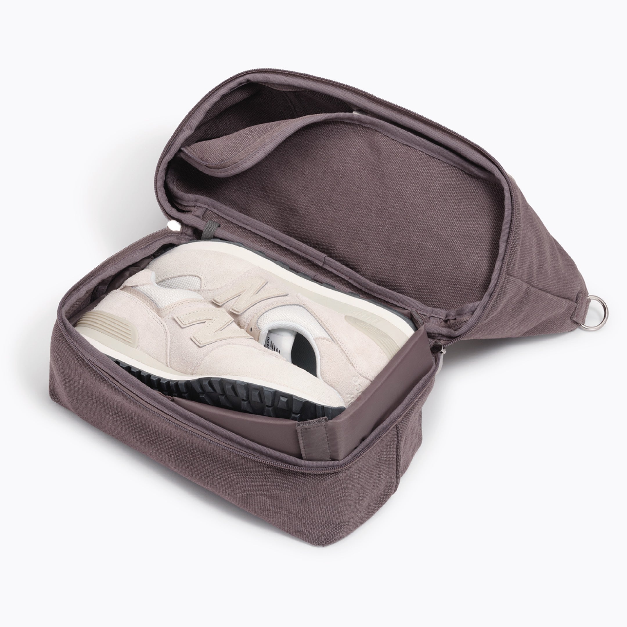 Bottom Compartment Shoes - Catalina Day Tote - Eco Friendly Canvas - Thistle - Tote - Lo & Sons