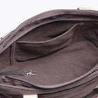 Slip Compartment - Catalina Day Tote - Eco Friendly Canvas - Thistle - Tote - Lo & Sons